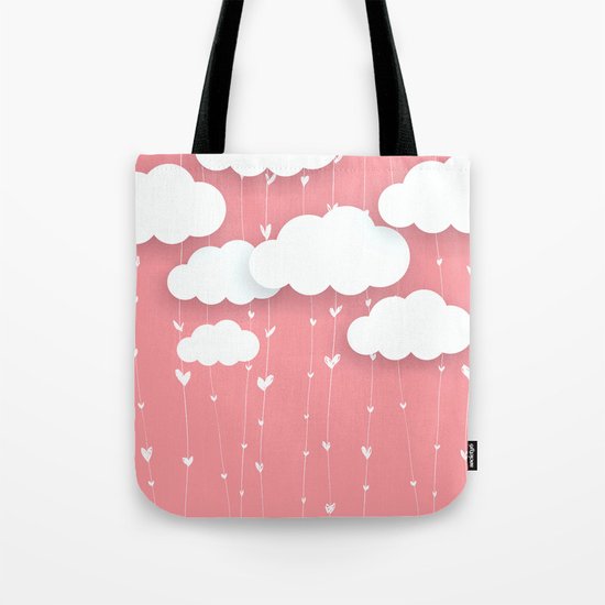 Raining Love Tote Bag