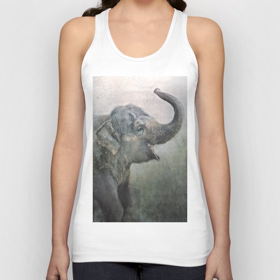 Happy Elephant! Unisex Tank Top