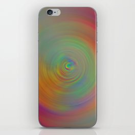 Neon Fluid shapes iPhone Skin