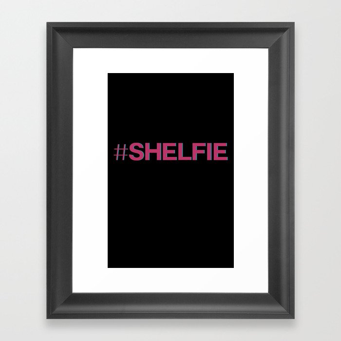 #shelfie Framed Art Print