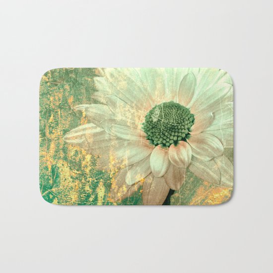 Abstract Daisy Bath Mat