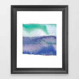 blue&green Framed Art Print