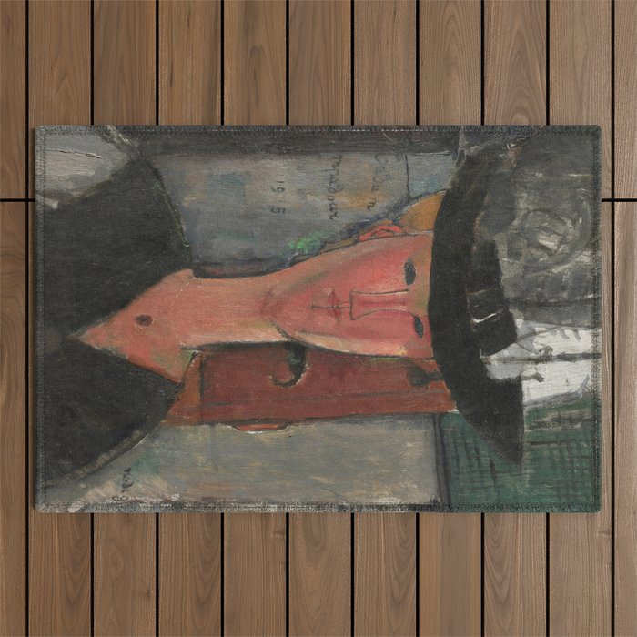 Amedeo Modigliani Madam Pompadour Outdoor Rug