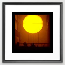 Indoor Sunset Framed Art Print | Graphic Design, Abstract, Photo 