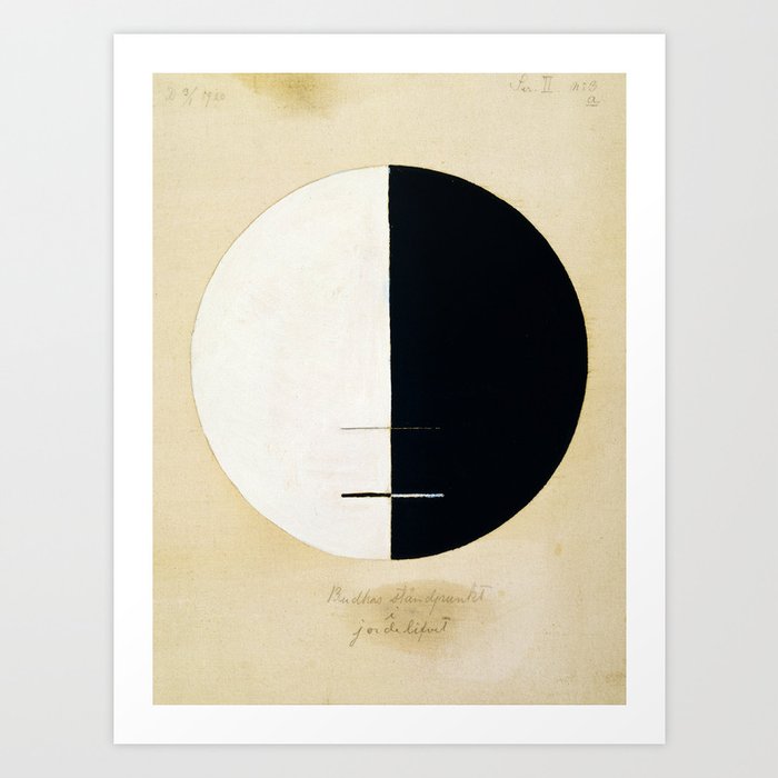 Buddhas standpoint in the Earthly life, 1920 by Hilma af Klint Art Print