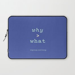Why > What Laptop Sleeve