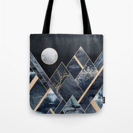 Stormy Mountains Tote Bag