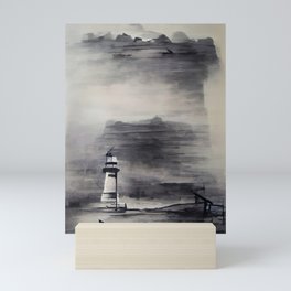 Lighthouse Abstract Aesthetic No2 Mini Art Print