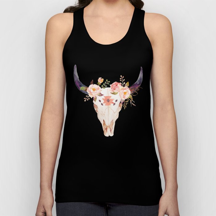 Bull skull tank hotsell top