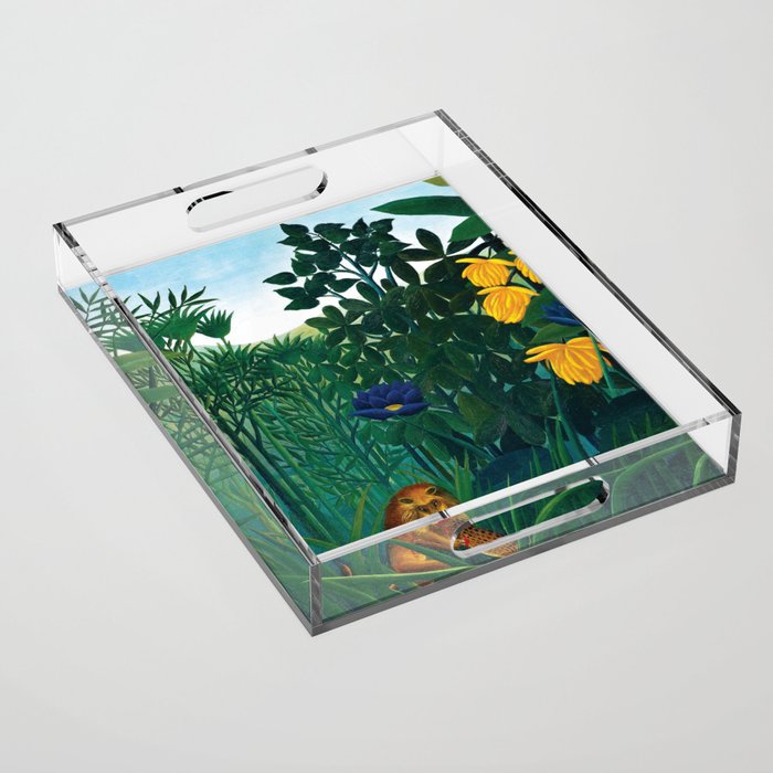Henri Rousseau, The Repast of the Lion, Art Prints Acrylic Tray