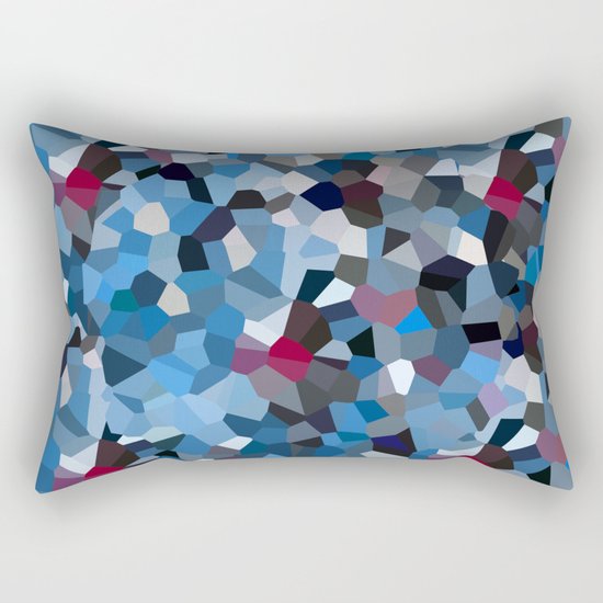 Sapphire Periwinkle Blue Moon Love Rectangular Pillow