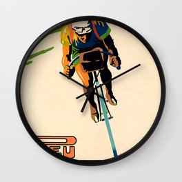 Cycling Wall Clock