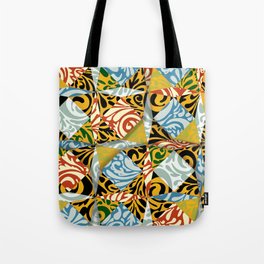 Colorful Quilt Tote Bag
