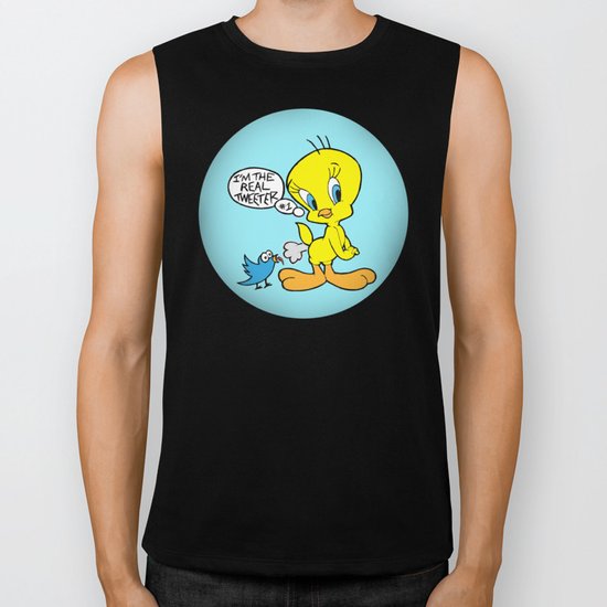 #1 Tweeter Biker Tank