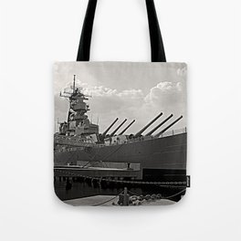USS Wisconsin (BB-64) Tote Bag