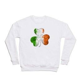 Irish Tricolour Shamrock Crewneck Sweatshirt
