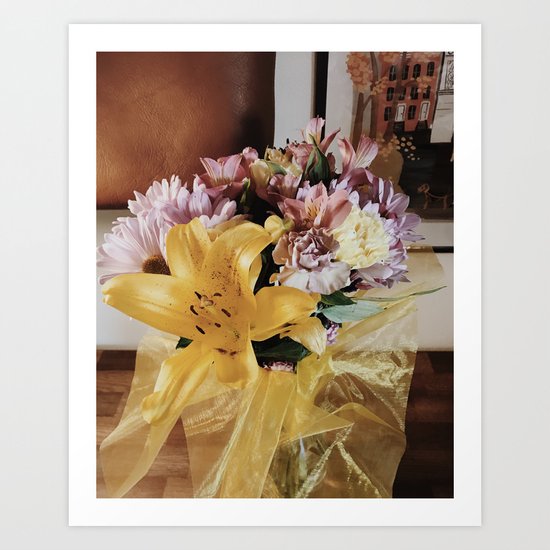 Flower Gleam And Glow Art Print
