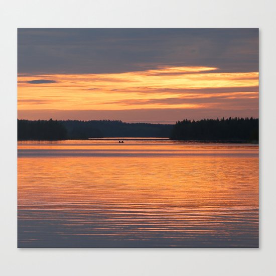 Sunset Reflection Canvas Print