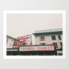 Pikes Place Market | Seattle | Washington Art Print