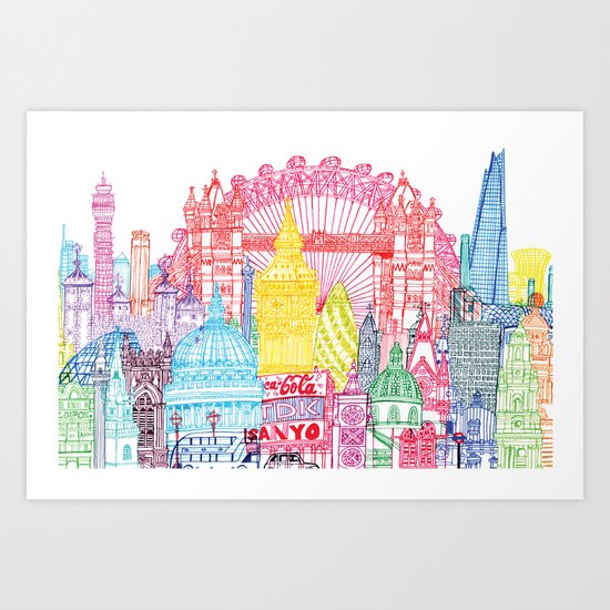 London Towers Art Print