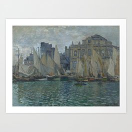 The Museum at Le Havre by Claude Monet Art Print