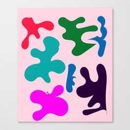 10 Henri Matisse Inspired 220527 Abstract Shapes Organic Valourine Original Canvas Print