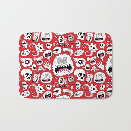 Another Monster Pattern Bath Mat