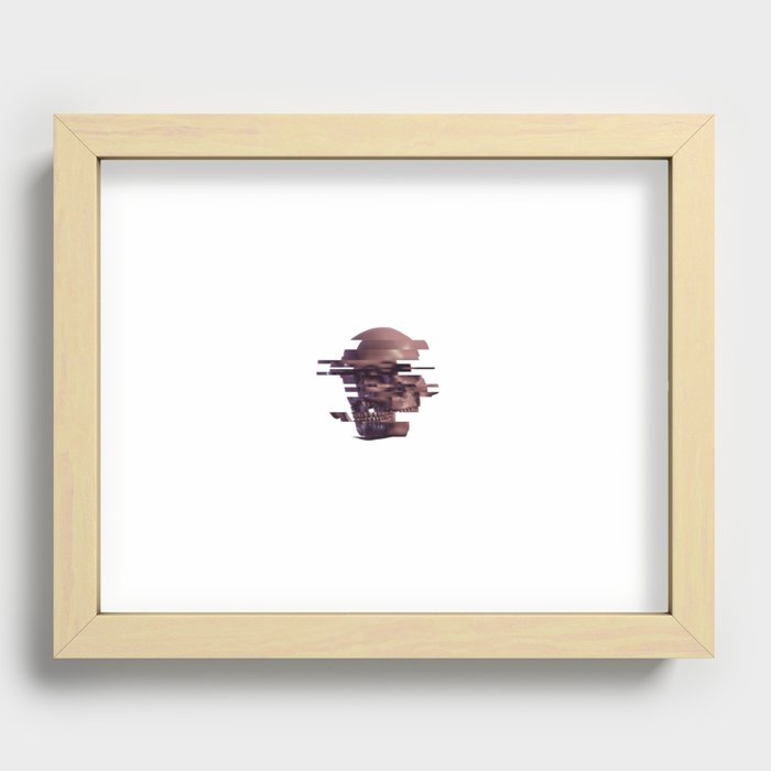 Slice of mind. Recessed Framed Print