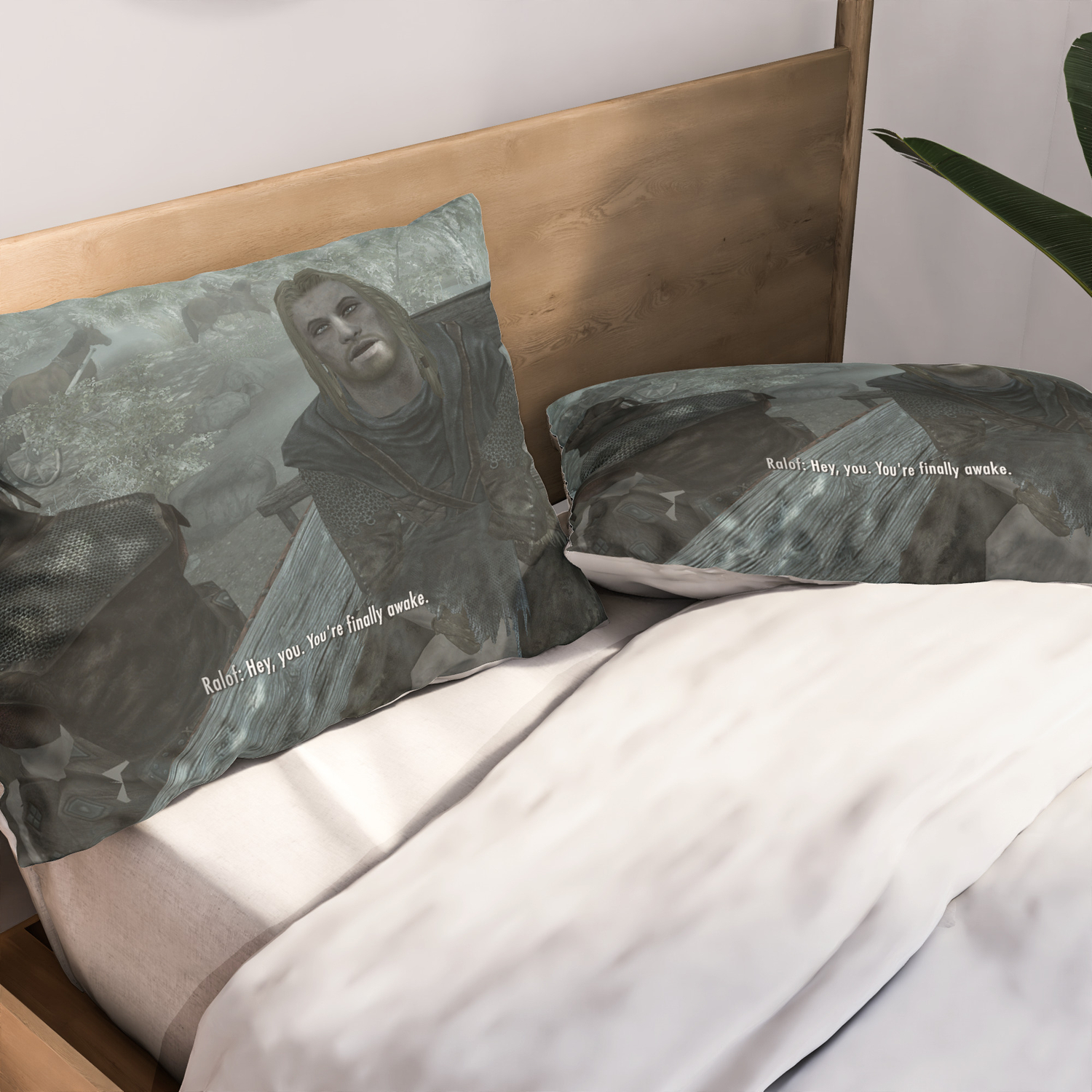 Skyrim Pillow Pillow Sham By Huhwhatheywhodat Society6