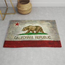 California Republic state flag Area & Throw Rug