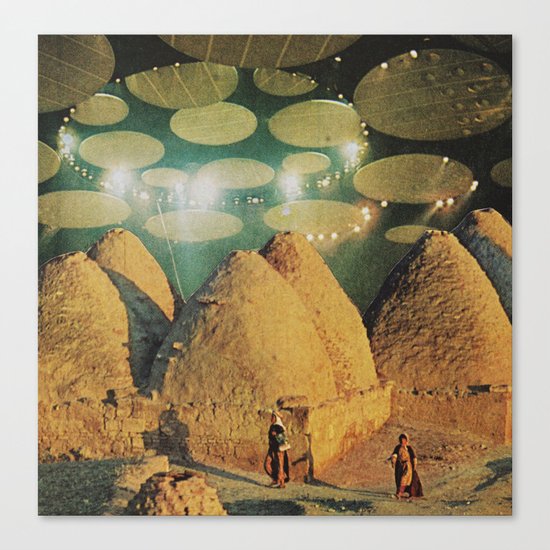 Into the Desert for a Crucial Test...(Stranger) Canvas Print