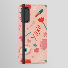 Love POP Valentine - Pink Pattern Android Wallet Case