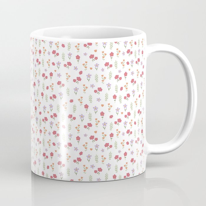 Digital Flowers Cute Coffee Mug