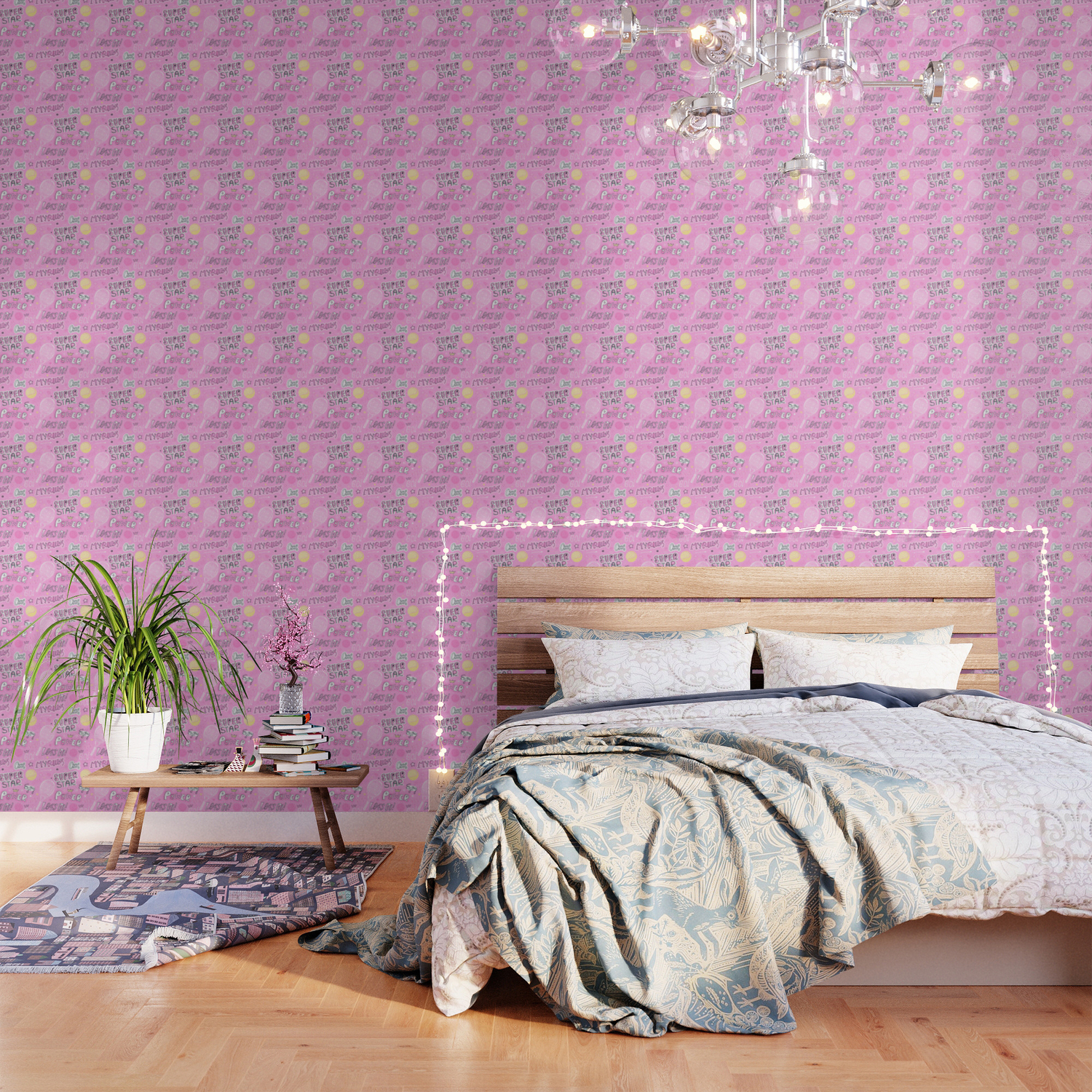 Girlish Pink Tennis Wallpaper By Sportartgame Society6