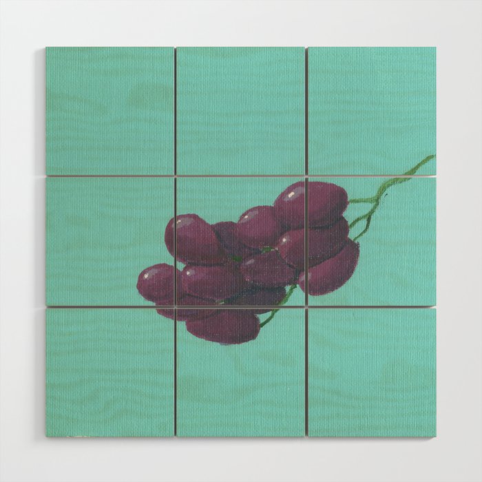 Gorgeous Grapes Wood Wall Art