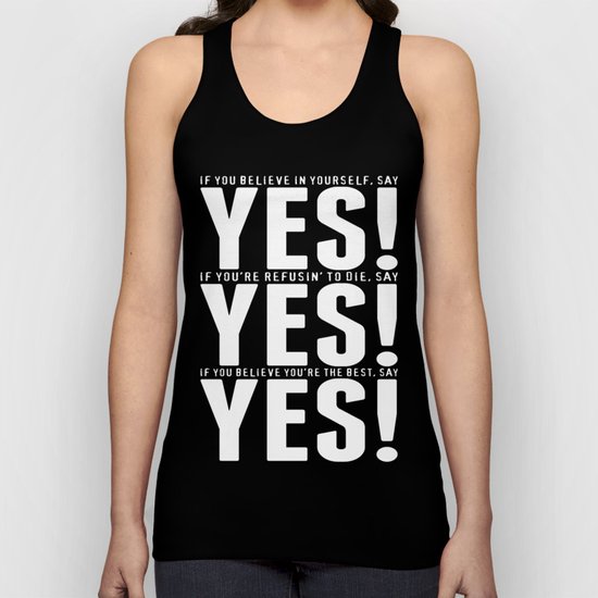 YES! YES! YES! Unisex Tank Top