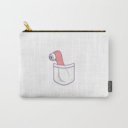 Dildo Pocket Pink Carry-All Pouch | Vaginal, Sex, Clitoris, Digital, Toy, Sexual, Suck, Vagina, Sucker, Vector 