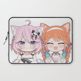 Takanashi Kiara and Nyatasha Nyanners Laptop Sleeve