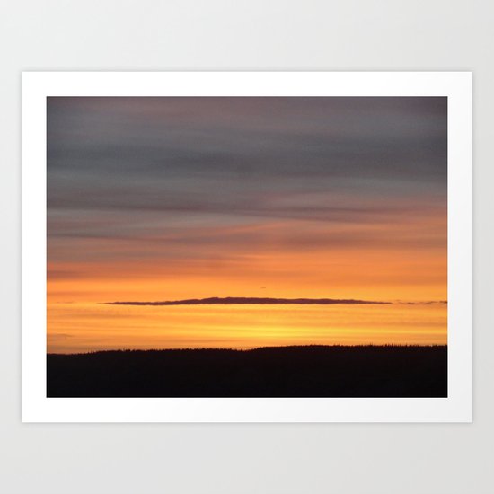 Burnished Sky Art Print