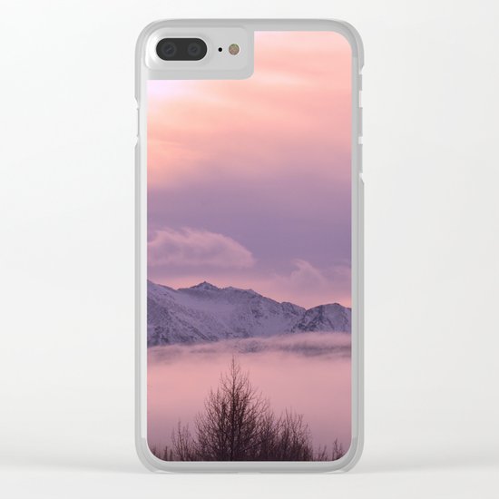 Rose Serenity Winter Fog Clear iPhone Case