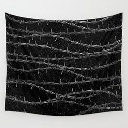 Bouquets of Barbed Wire Wall Tapestry