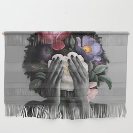 African American Women With Flowers Wall Hanging
