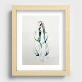 Hide Recessed Framed Print