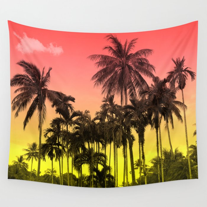 palm trees Wall Tapestry by Mark Ashkenazi Society6