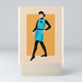 'Ayzha' 60's Fashion Plate Mini Art Print