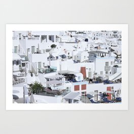 Santorini Greece Loving - Travel Photography Art Print