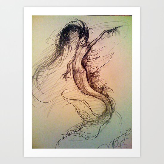 Mermaid Art Print