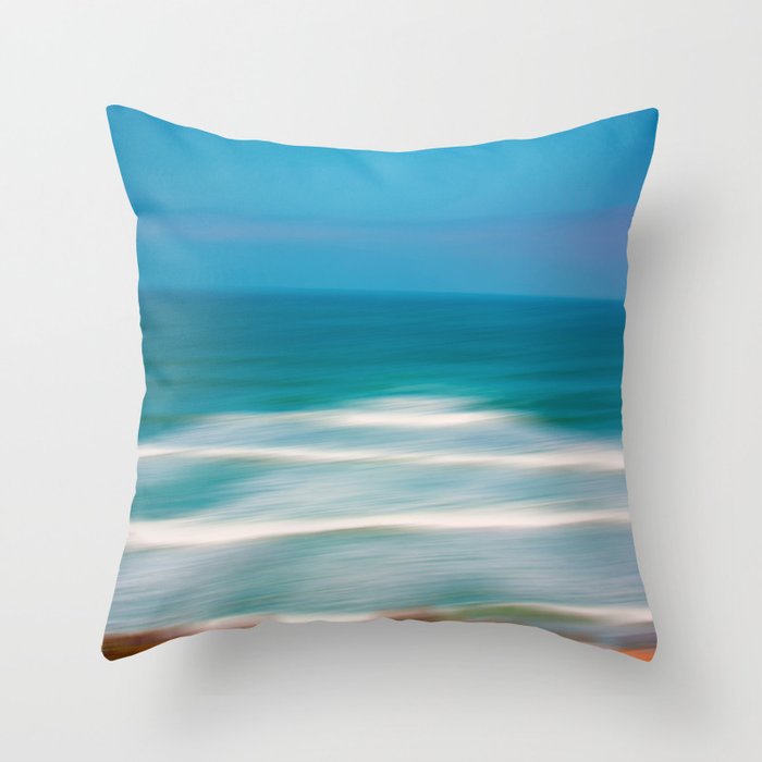 Sun, Sand & Sea Throw Pillow