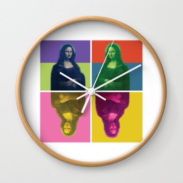 Mona Lisa Pop art Wall Clock