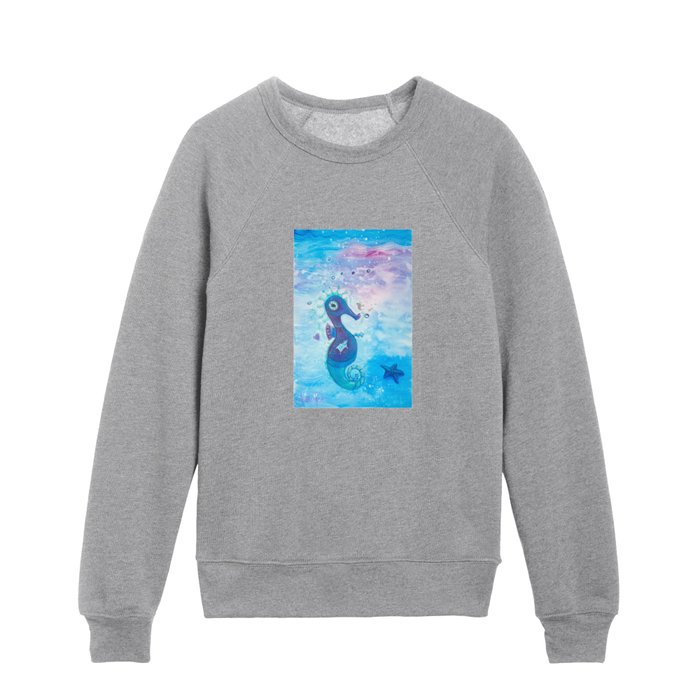 Seahorse and the Starfish Kids Crewneck